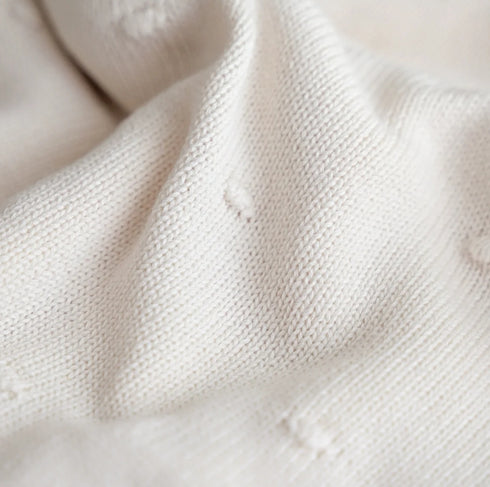 blanco ベビー ニットブランケット organic cotton blanket オーガニックコットン 無地 ブランコ